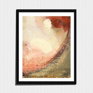 Art Print, Earth Tones Abstract Painting